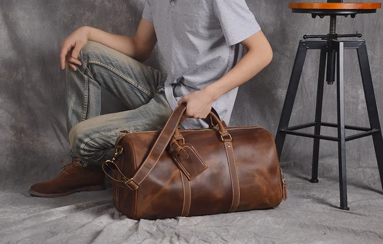Unisex Beautiful Leather Travel Bag