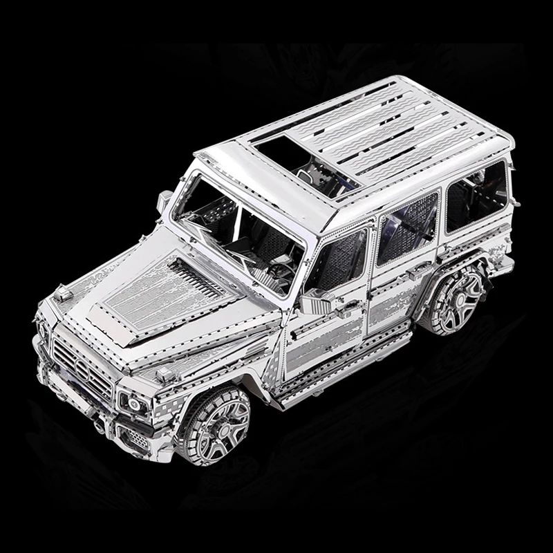 3D Metal Puzzler BZS G500 SUV CAR model KITS Assemble Jigsaw Puzzle Gift Toys For Children