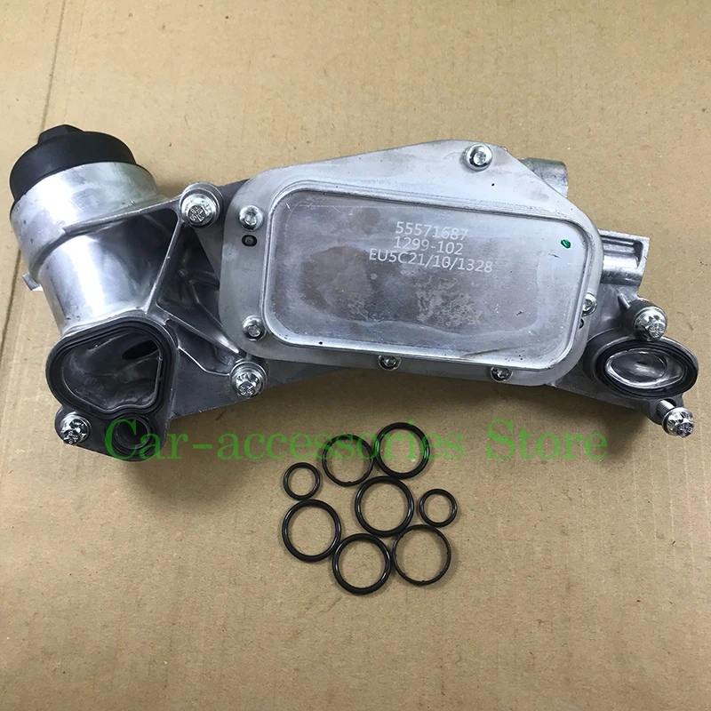 

Комплект масляного радиатора двигателя для Chevrolet Aveo Cruze Sonic Daewoo GMC Pontiac G3 Wave Saturn Opel Vauxhall Astra 12992593