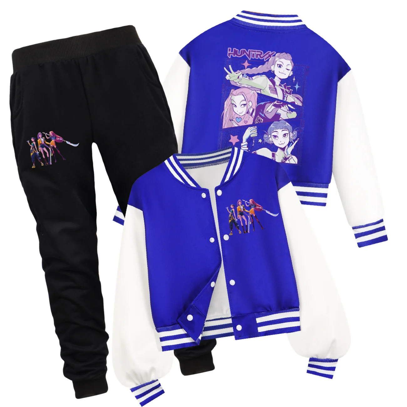 Felpa Con Cappuccio KPop Demon Hunters - Set 2 Pezzi Per Bambini E Ragazzi