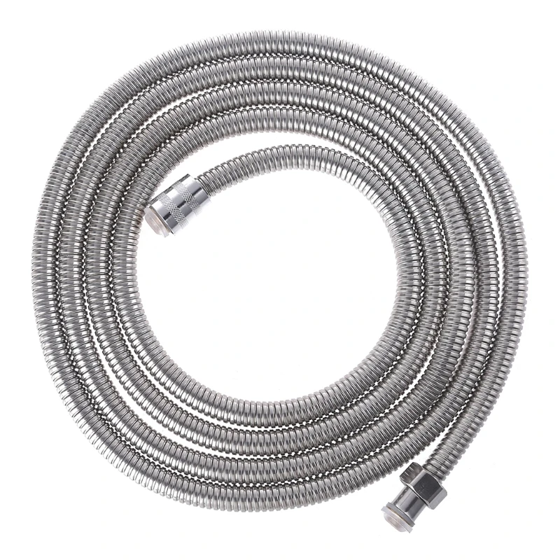 

for 3m Stainless Steel Flexible Shower Hose Bathroom Water Heater Hose Replace P Dropship