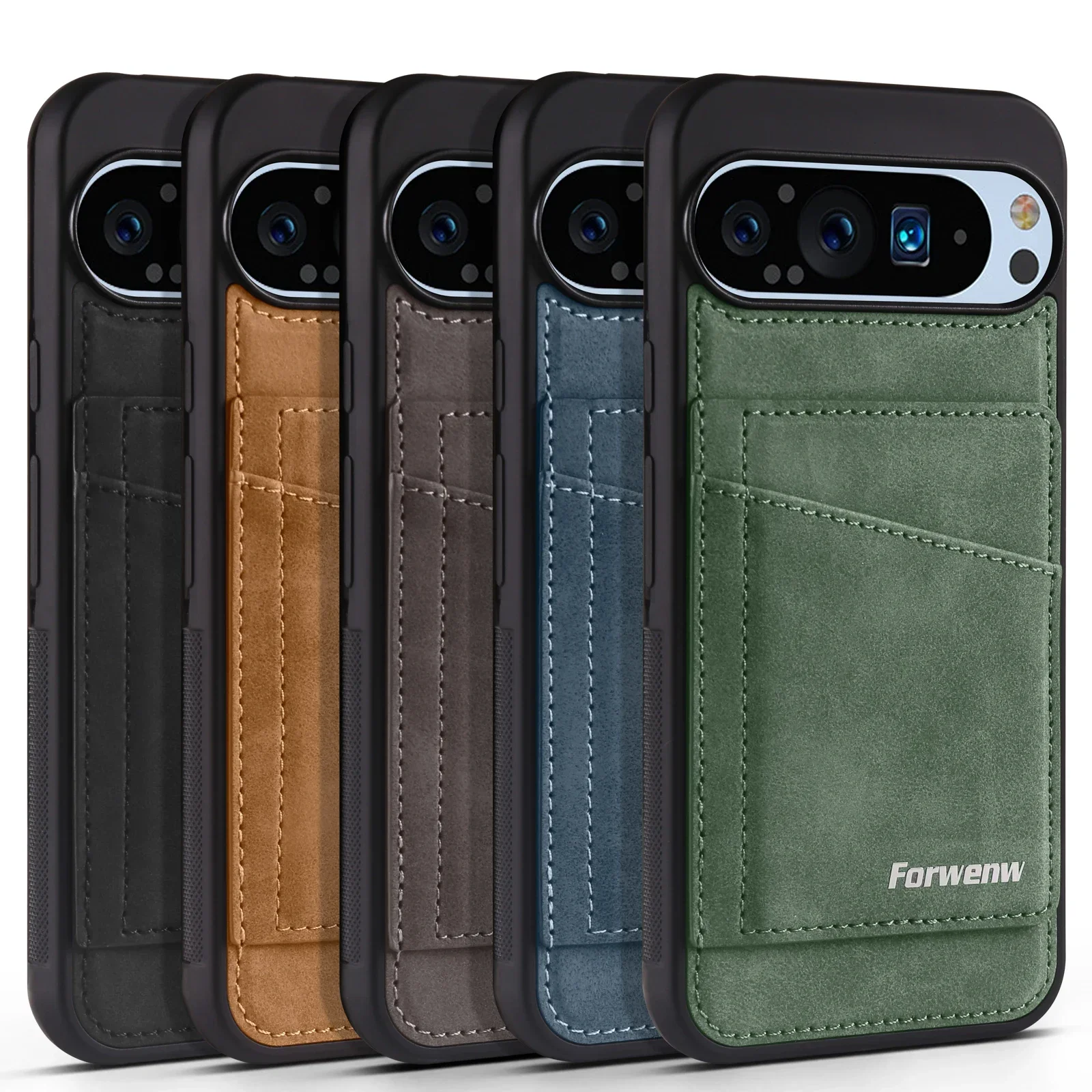 Elegant PU Leather Phone Case with Magnetic Card Slot and Holder