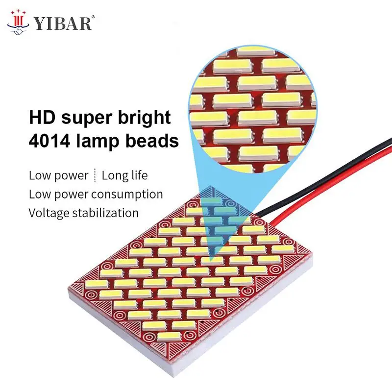 

4014 30 54 117SMD автомобильная лампа для внутреннего освещения, лампа для чтения на крыше светодиодный ная лампа для чтения, лампа для комнаты, светодиодная лампа для автомобильного внутреннего освещения