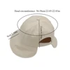 New Wide Brim Sun Hat Summer Sun Protection Bucket Hat Fisherman Hat Sun Cap UV Protection Hat Foldable Can Tie Ponytail Outdoor 5