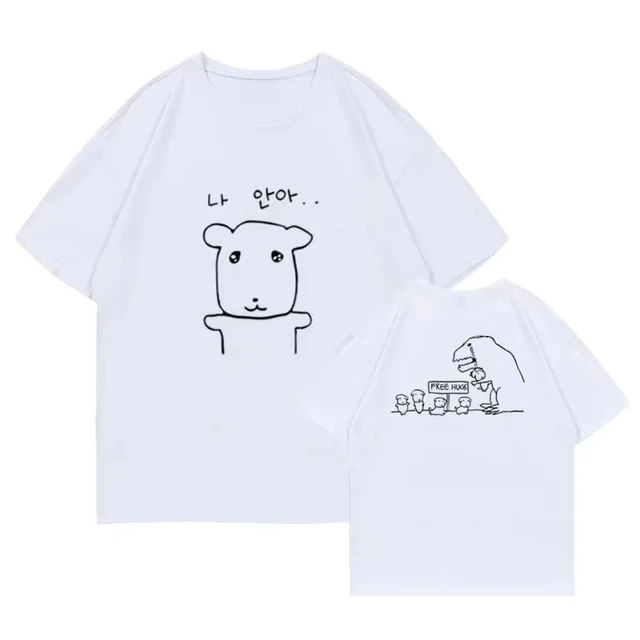 Women's Cute Slim Round Neck T-shirt, Funny Harajuku Graphic Short Sleeve, Summer Casual Daily Commute Comfort Top 2