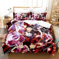 3D Printed Anime Re Zero Rem Ram Emilia Bedding Set Boys Girls Twin Queen Size Duvet Cover Pillowcase Bed Kids Adult Hom Textile 1