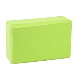 EVA Foam Yoga Block - Exercise, Fitness, and Stretching Tool for Body Shaping and Dance Practice (Green)