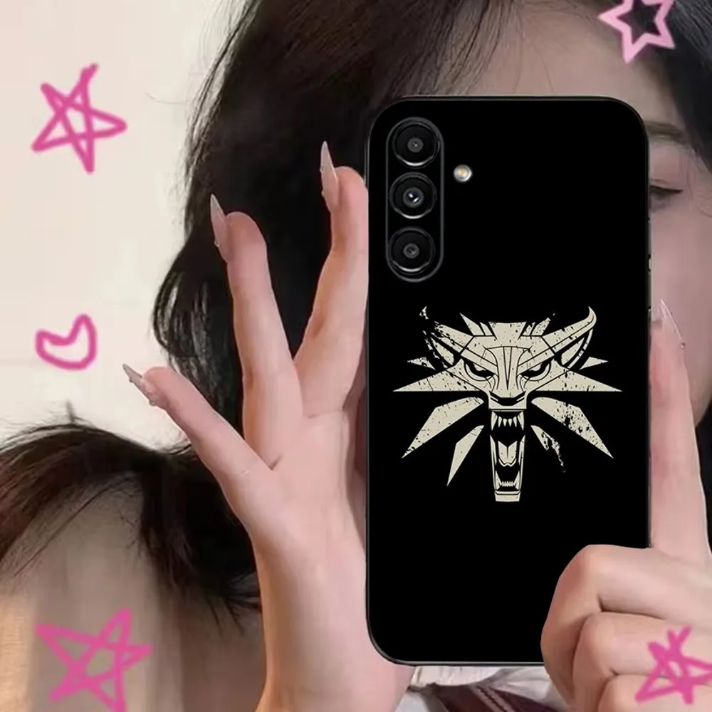 The W-Witcher Wiedzmin Black Soft Phone Case