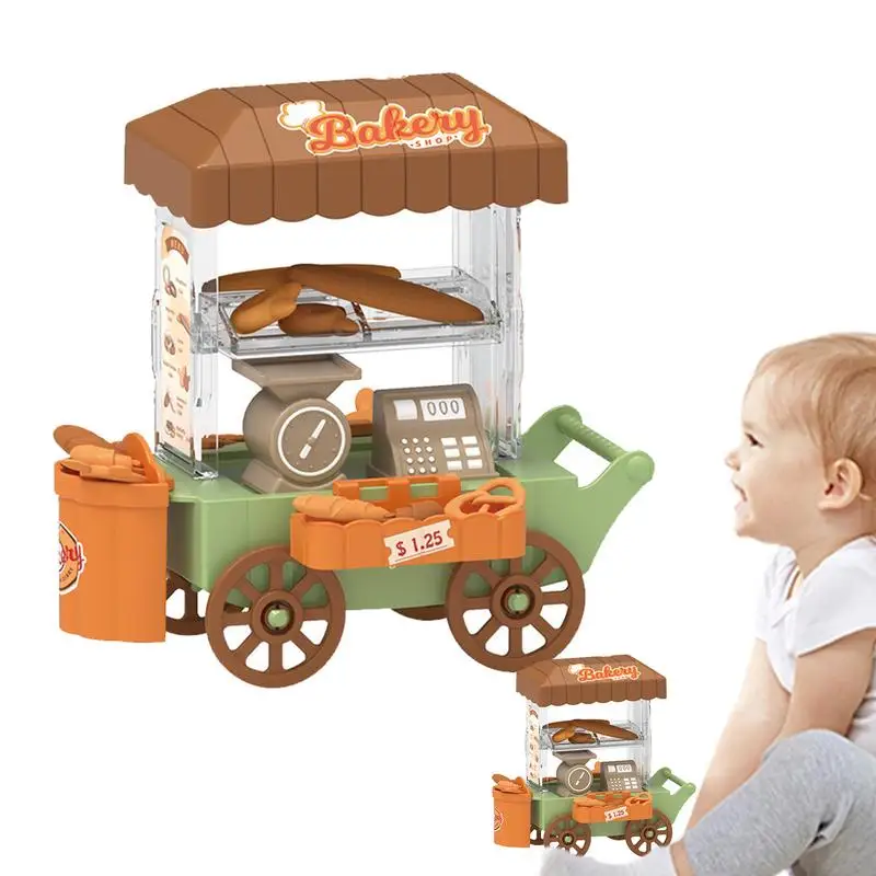 

Toddler Ice Cream Truck Ice Cream Shop Cart Toy Children Role Play Ice Cream Toy Trolley Birthday Gift For Kids Boys Girls