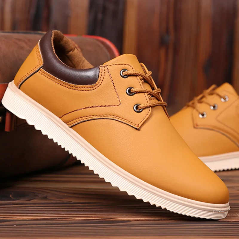 

Casual Shoes Men Leather Men 2023 Summer Brand Comfortable Flat Shoes for Men Trendy Sneaker Men Lace Up Oxfords Shoes