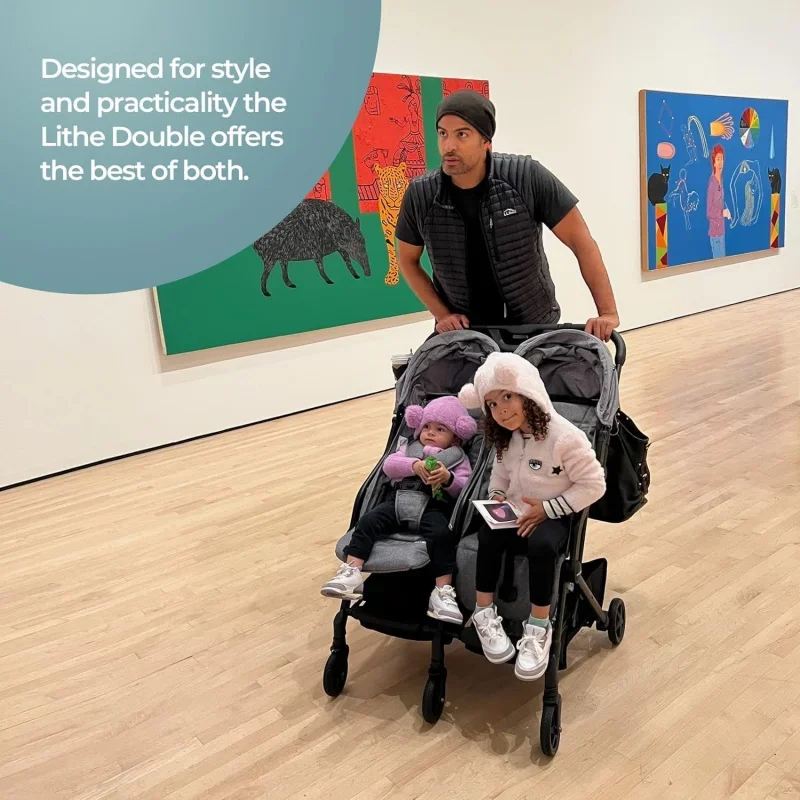 Mompush Lithe Double Ultralight Lightweight Stroller