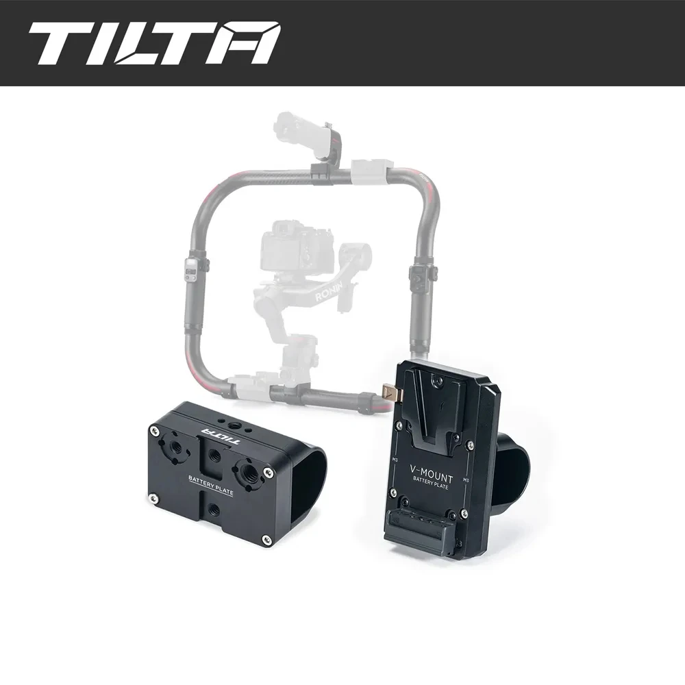 Tilta Dji Ronin Rs3 Pro Tga-Rg-Pm + Tga-Rg-V Modulo Di Alimentazione Della Piastra Della Batteria Con Impugnatura Ad Anello
