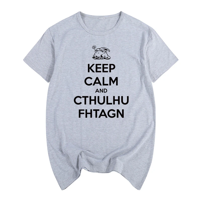 

I voted for Cthulhu! Smilegood Summer print T-shirt Cotton Men T shirt New women TEE