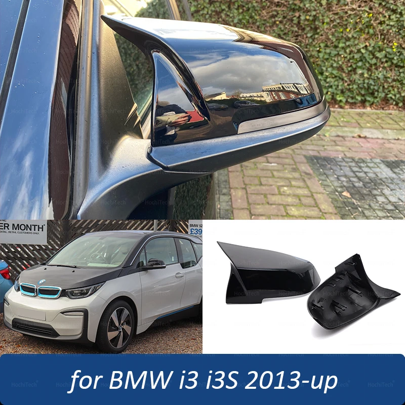 2Pcs M Look Auto Car Rear View Side Mirror Cover Trim Per Bmw I3 I3S I 3 Series 2013 2014 2015 Fibra Di Carbonio Look Style