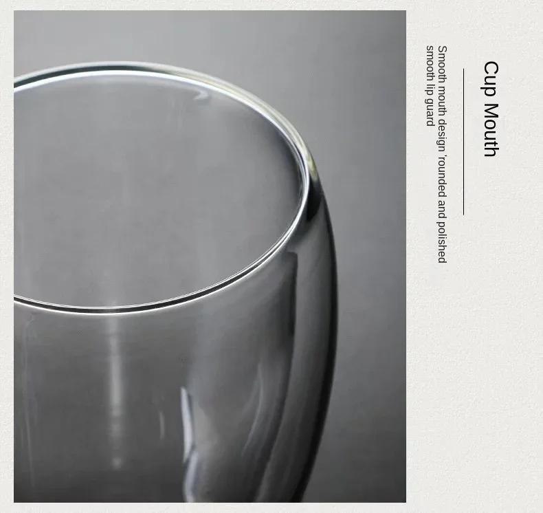 tasse en verre à double paroi, tasse écologique