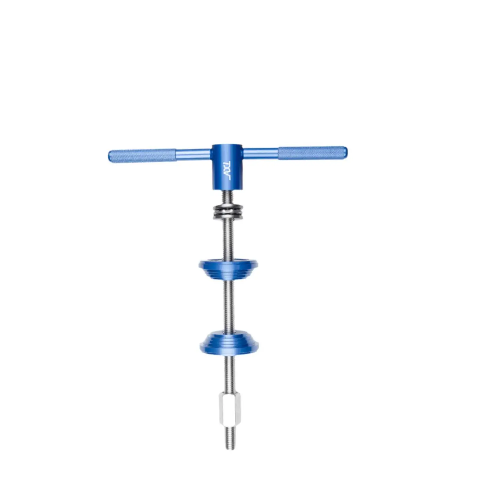 Bike Headset Headset Cup Press in Tool Aluminium Alloy Handle Bearing Installer for Bicycle Repair Professional Blue Sturdy