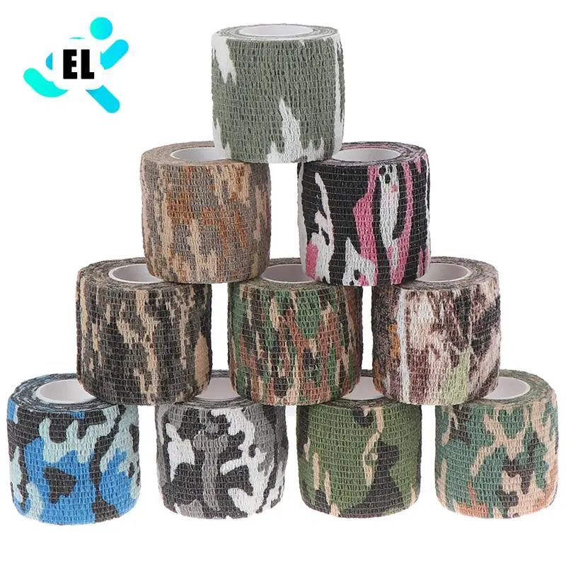 

Multi-functional Camo Tape Non-woven Self-adhesive Camouflage Hunting Paintball Airsoft Rifle Waterproof Non-Slip Stealth Tape