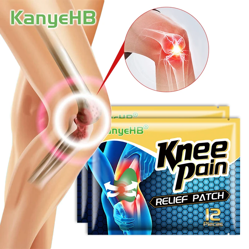 

24pcs=2bags Knee Joint Herbal Patch Pain Relief Medical Plaster Meniscal Pain Ligament Strain Arthritis Synovitis Sticker A1346