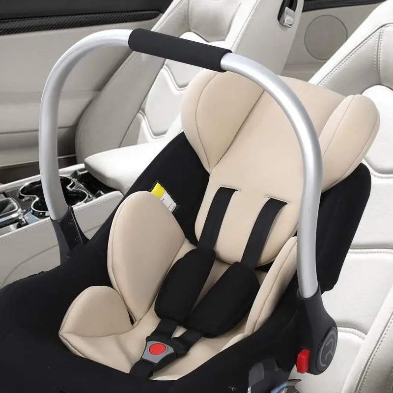 new Infant Car Seat Insert Head Body Support Pillow Pram Thermal Mattress Mesh Breathable Liner Mat Neck Safety Inner Cushion
