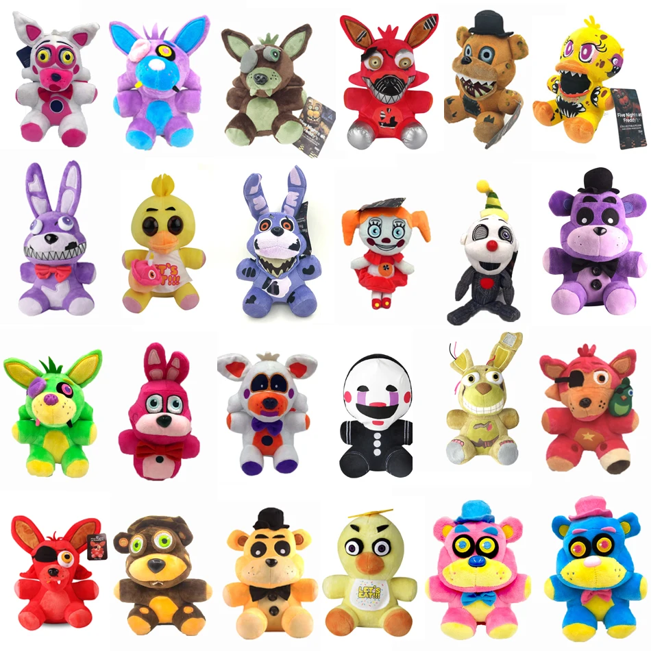 38 Styles 18cm FNAF Plush Toys Doll Game Animals Bear Rabbit Foxy