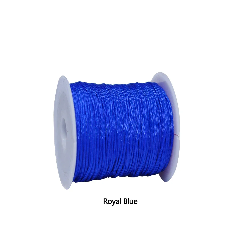 Premium 0.8mm Nylon Cord for DIY Jewelry and Craft Projects - 20M Roll