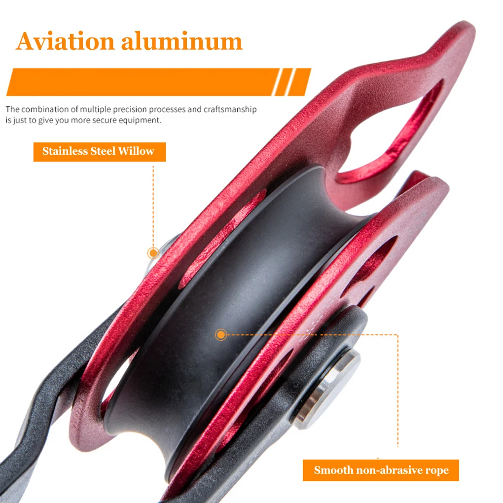 Climbing Pulley Professional Lift Accessory Load-bearing Ascender Lifter Equipment