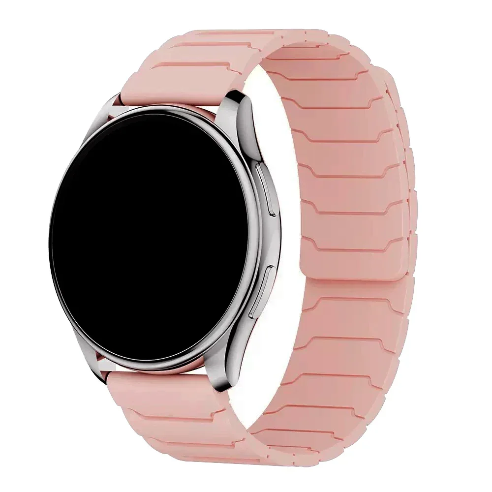 Magnetic Loop Silicone Sport Band - Universal Smartwatch Accessory, 22mm/20mm Strap