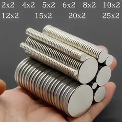 Versatile DIY Refrigerator and Office Whiteboard Magnets Set (6x2mm - 100pcs)