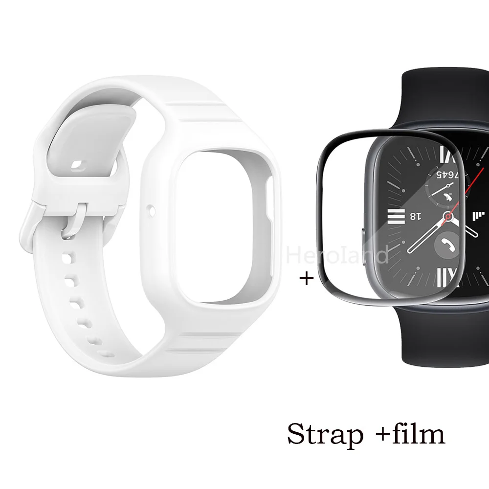 Sport Silicone Smartwatch Wristband - Premium Strap and Bracelet Accessories, 2-in-1 Design