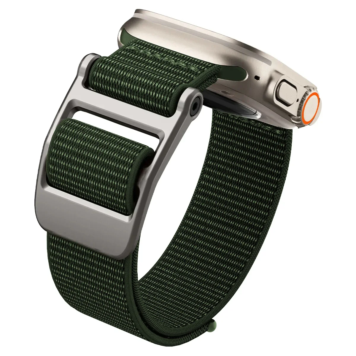 애플 워치용 나일론 루프 밴드, 울트라 2 49mm 45mm 44mm 스포츠 통기성 팔찌 밴드, 아이워치 9 8 7 6 5 4 SE 42mm 41mm 40mm