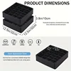 24-Cell Collapsible Organizer for Socks, Underwear, Ties, Accessories - Foldable, Mold-Resistant Fabric Storage Box Divider ﻿ 3
