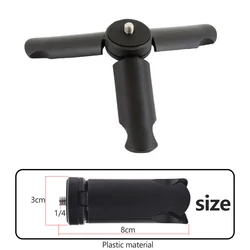 Compact Handheld Tripod Stand with Phone Mount for Cameras and Smartphones (1x Desktop Tripod)