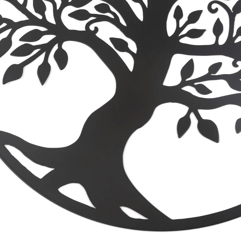 Tree of Life Metal Wall Decoration Indoor Outdoor Garden Farmhouse Decor Hanging Ornament for Home Housewarming Gift 4