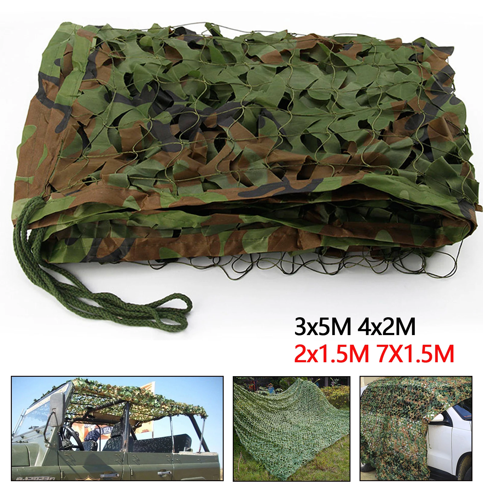 Camouflage Netting for Outdoor Military Camping Sunshade