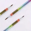 3pcs Acrylic Crystal Nail Brush Professional Nail Beauty Design Non-Slip 3D Nail Art Brush Manicure Tool For Uv Gel Builder Dra 6