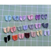 2 Pairs/ Lot Ob11 Baby Girl Socks 1/12 Bjd Doll Accessories Candy Color Stripe Socks Fit Obitsu YMY GSC Molly Cute Baby Clothing 1