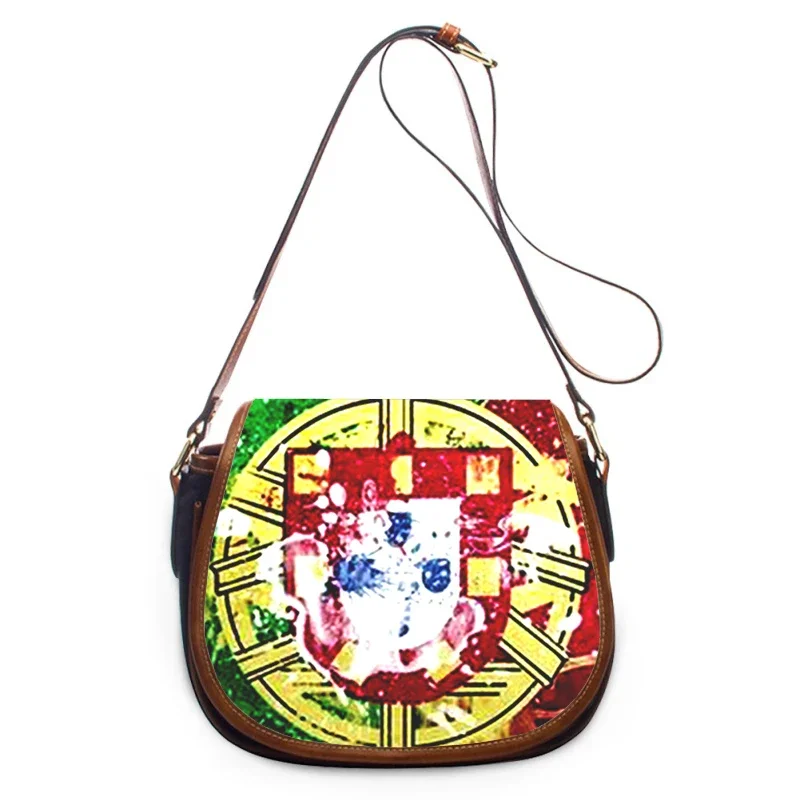 Portugal Flag 3D Print New Fashion Women Crossbody Bag Luxury Handbags Women Bags Zipper Shoulder Bag Women Shoulder Bag