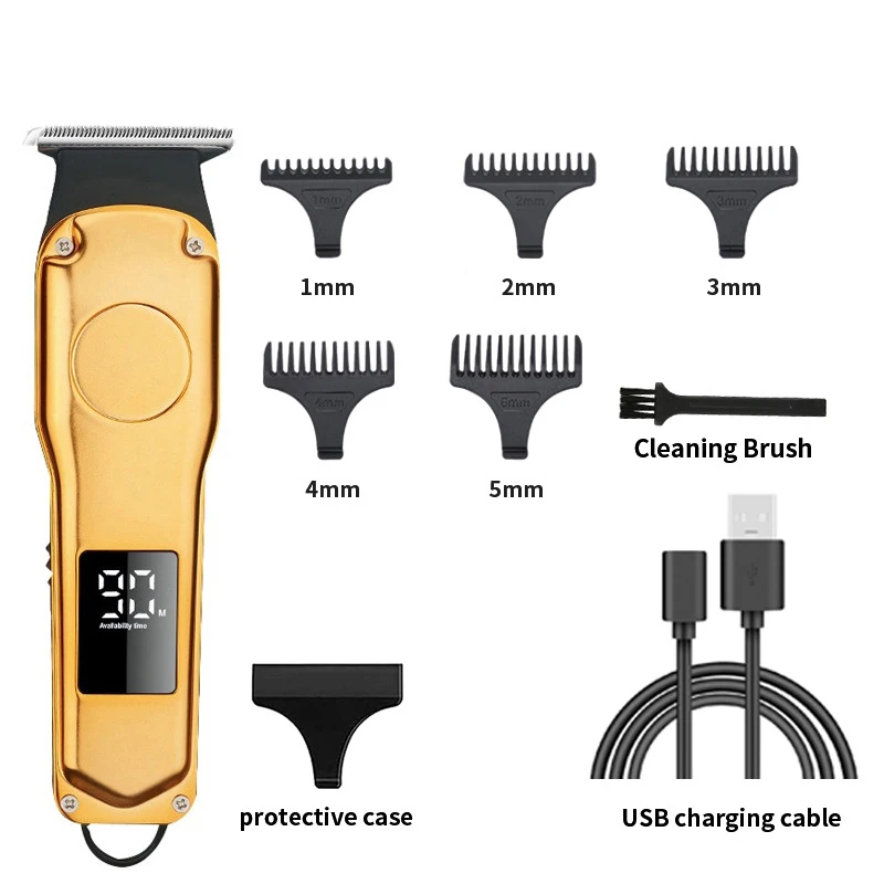 

Electric Hair Trimmer Clipper Cut Shaver Machine For Men USB Recharageable