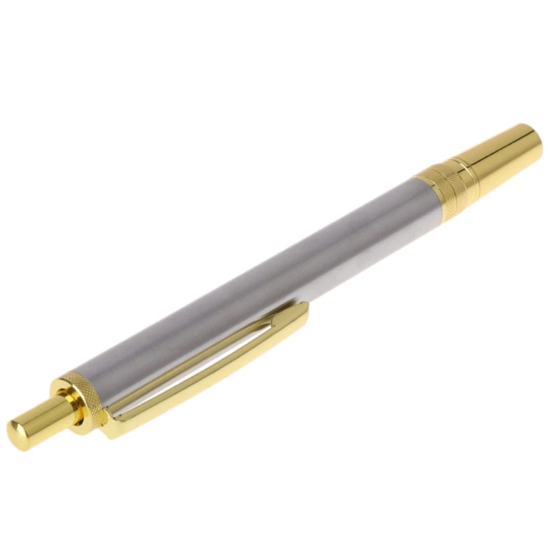 E1YE Stainless Steel Lancet Point Pen Bloodletting Acupuncture Massage Therapy Handle
