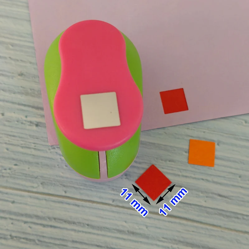 11mm 18mm Square shape EVA Foam Punches Paper Punch For Greeting Card Handmade DIY Scrapbooking Craft Punch Machine