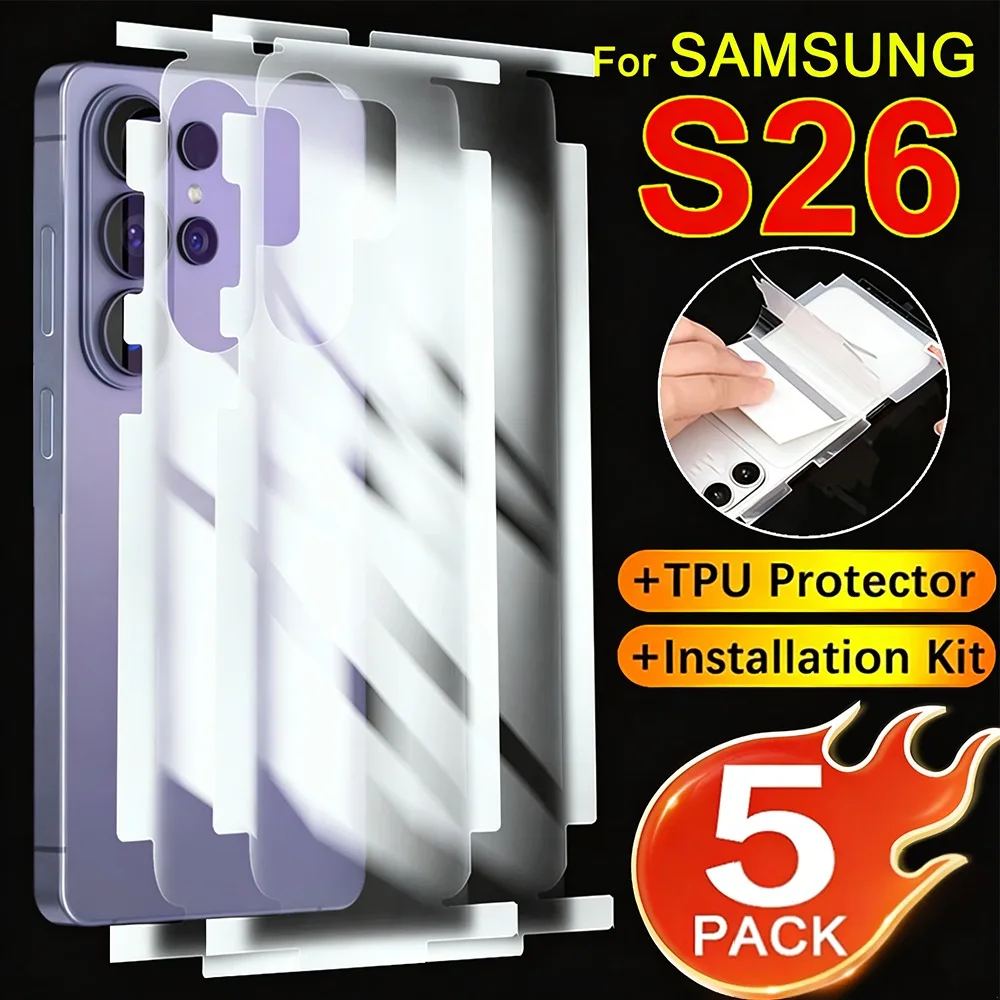 Clear Full Protection Hydrogel Film with Back and Frame Coverage
