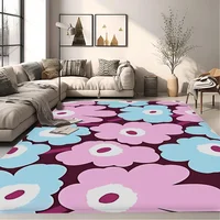Marimekko-U-Unikko Flowers Door Mat Kids Room Bedroom Decoration Balcony Anti-Slip Doormat Living Room Doormat Area Rug 1