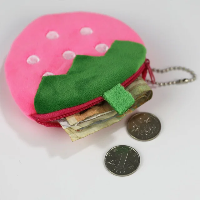 Monedero de sandía de peluche y cartuchera: Regalo Divertido Emoape