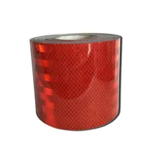  Red Color 1.22m x 45.7m Aluminized Reflective Sheeting 