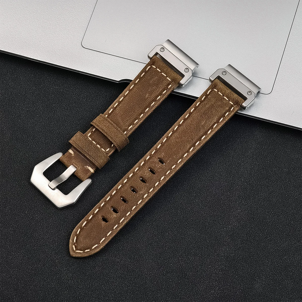 Premium Genuine Leather Quickfit Watchband Strap – 26mm & 22mm