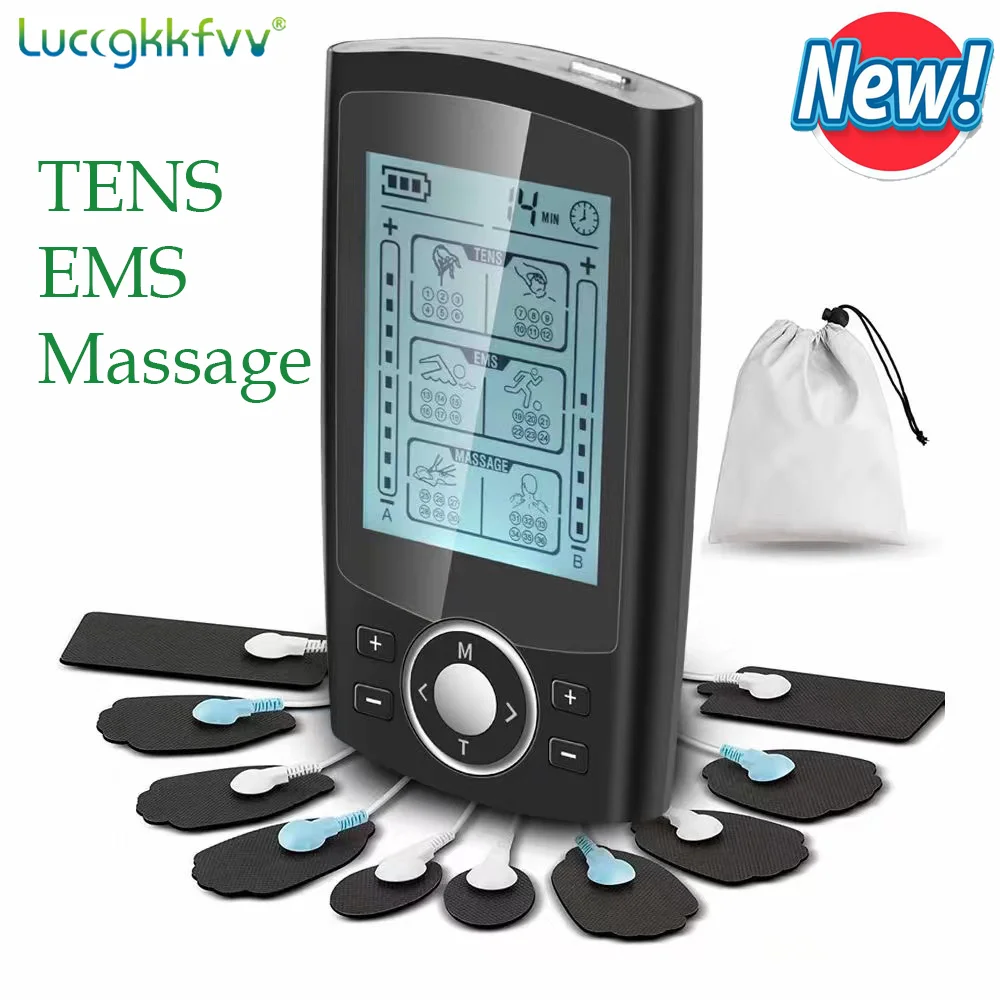 Tens Muscle Stimulator muscle stimulator 36-Mode Electric EMS Acupuncture Body Massage Digital Therapy Slimming Machine Electrostimulator