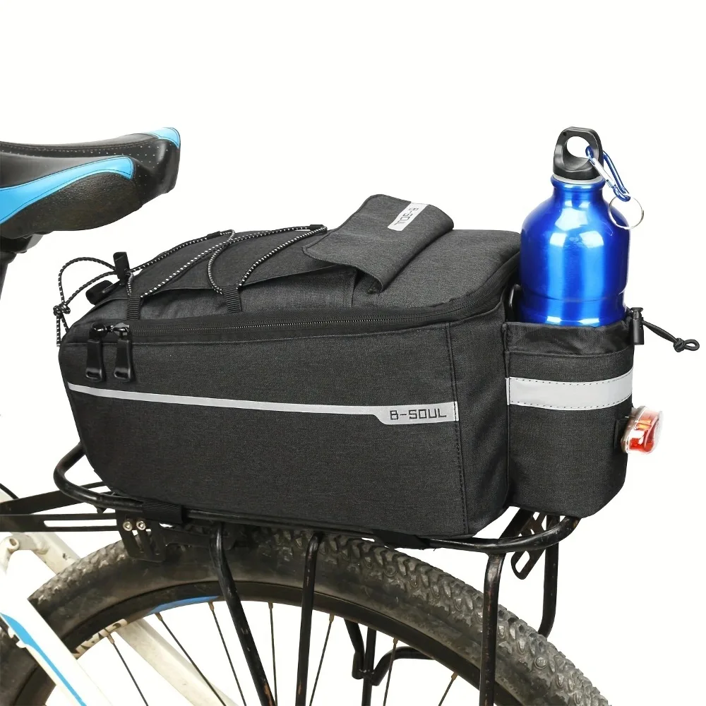 Bicycle pannier shoulder strap carry
