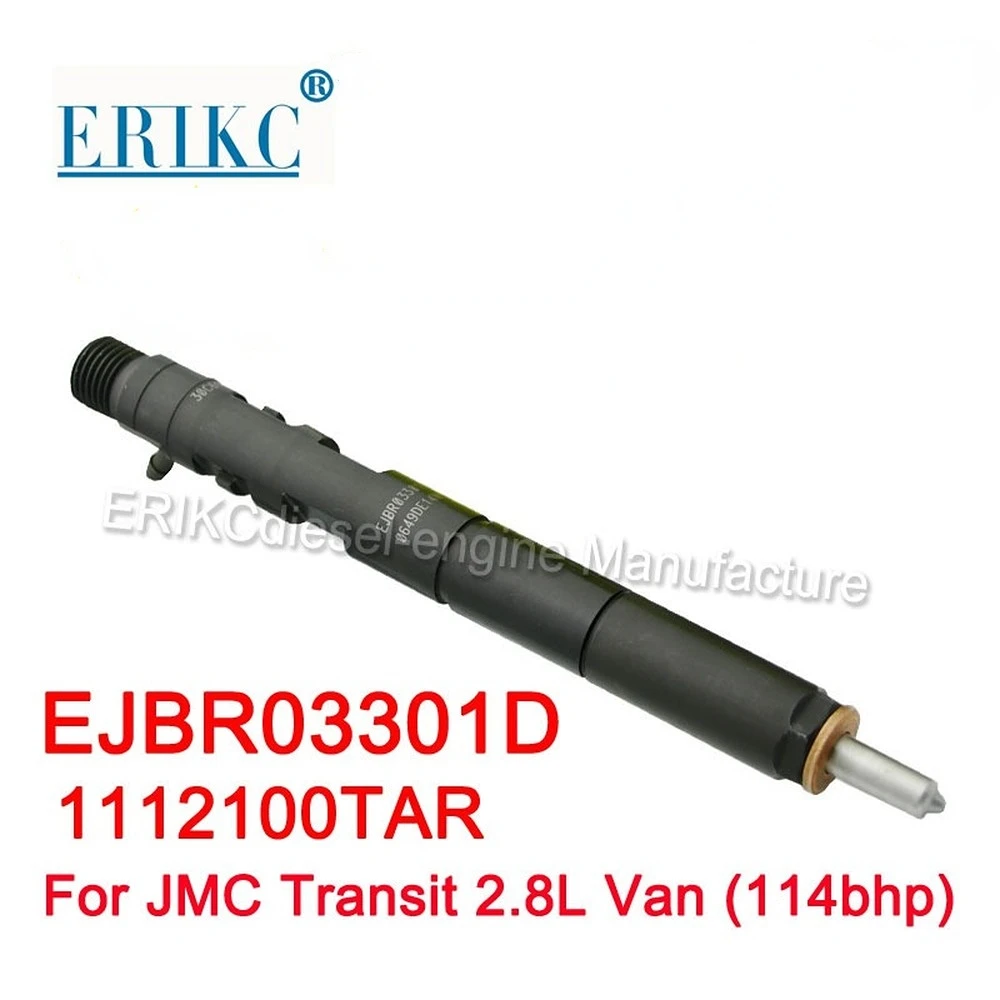 

3301D Diesel Nozzle EJBR03301D Euro 3 Common Rail Injector EJB R03301D For JMC Transit 4JB1TCI Spare Auto Parts 3301d JX4932LQ3