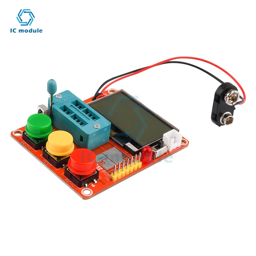 Lcr-T4-Mini-Z 1.7 Pollici Lcd Digital Transistor Tester Meter Diodo Triodo Capacità Esr Meter Per Mosfet