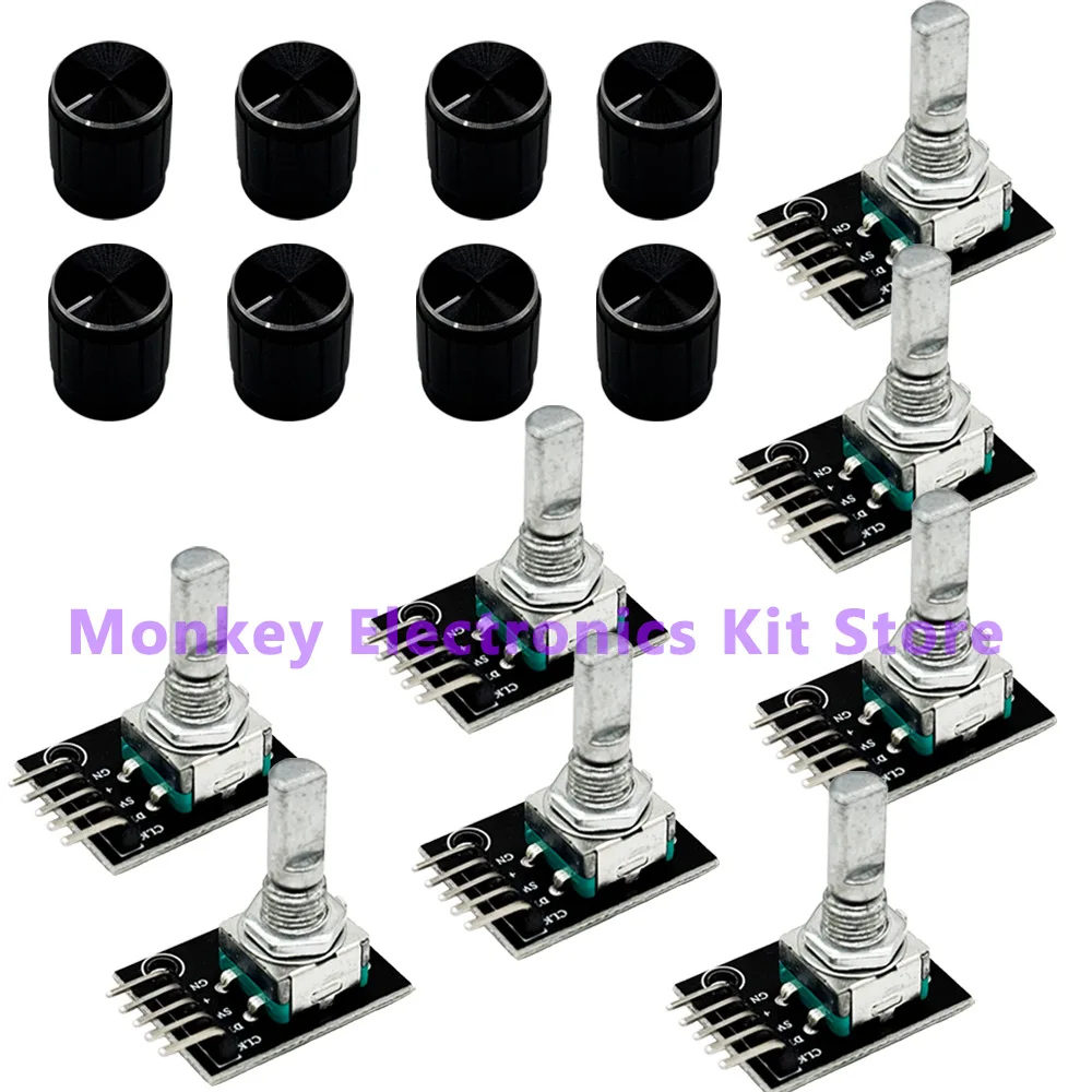 KY-040 360 Degrees Rotary Encoder Module 1 to 8 PCS With Knob Cap For R3 Board